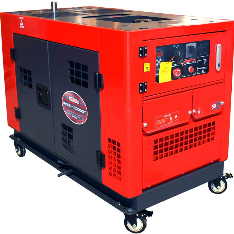 Generator Trifazat DIESEL Trifazic Rotakt RODE12000QT, ATS – Pornire Automata Pana De Curent, AVR