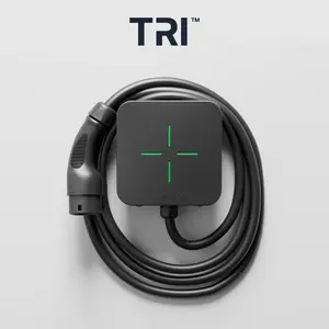 Statie incarcare LEKTRI.CO Tri Safe, trifazat 22kW, monofazat 7.4kW, 32A, cablu 5m Type 2, Wi-Fi - AstonShop