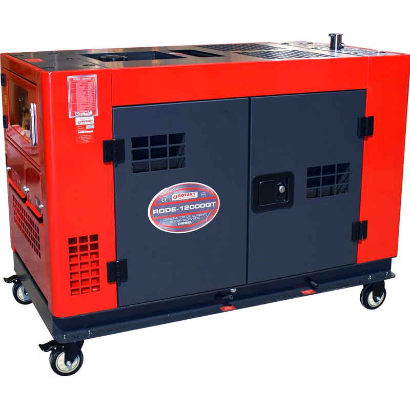 Generator Trifazat DIESEL Trifazic Rotakt RODE12000QT, ATS – Pornire Automata Pana De Curent, AVR