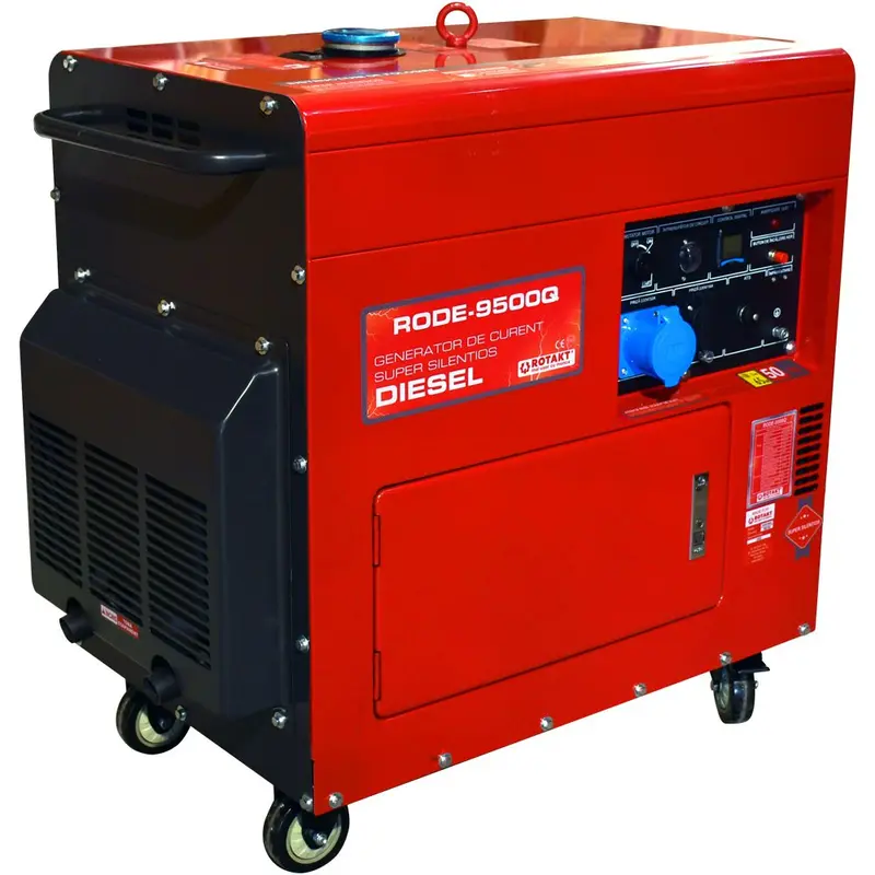 Generator DIESEL Rotakt RODE9500Q, (Include ATS Pornire Automata Pana De Curent), AVR, Pornire Electrica