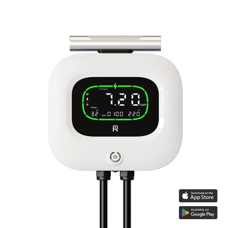 Rheidon Wallbox/Charger EV 7,2 kW - cablul de 6 metri, montabil pe perete - WB500-7K2