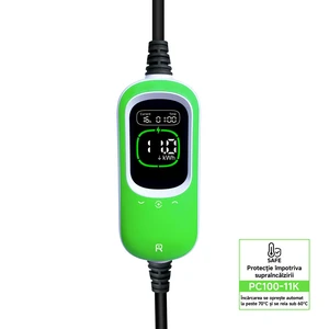 Incarcator portabil EV Rheidon 11 kW, cablul de 7,5 metri  - PC100-11K - Green - AstonShop