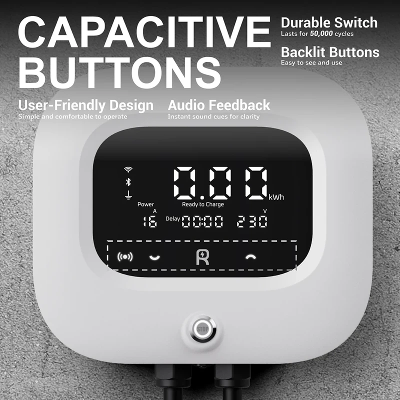 Rheidon Wallbox/Charger EV 7,2 kW - cablul de 6 metri, montabil pe perete - WB500-7K2